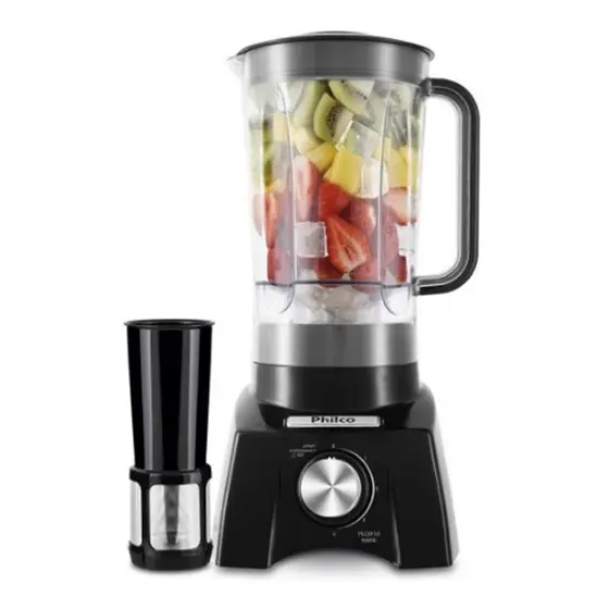 Liquidificador Philco 4 Velocidades Batedor de Polpa 900W 2,7L