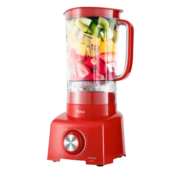 Liquidificador Philco PH900 12 Velocidades Vermelho 220V 3L