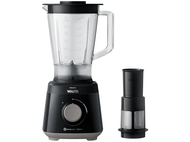 Liquidificador Philips Walita Daily RI2112/90 Preto com Filtro 2 Velocidades 600W