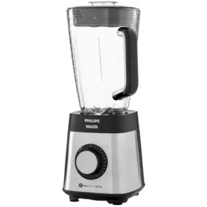 Liquidificador Philips Walita Serie 5000 RI2244/91 Preto Inox 12 Velocidades 1400W Liquidificador Philips Walita Serie 5000 RI2244/91 Preto Inox 12 Velocidades 1400W