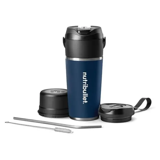 Liquidificador Portátil NutriBullet Flip Sem Fio com Copo Isolado