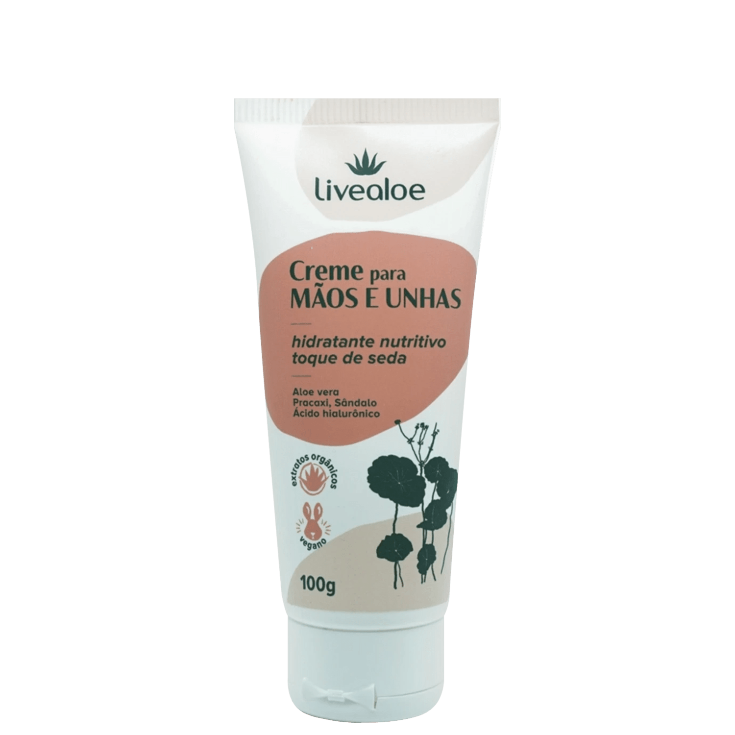 Creme para Mãos e Unhas Livealoe 100g