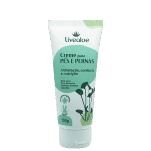 Creme para Pés e Pernas Livealoe 100g