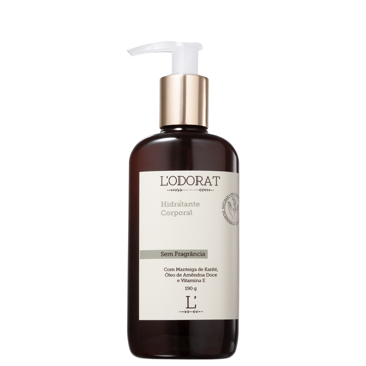 Hidratante Corporal L’ODORAT Sem Fragrância 190g