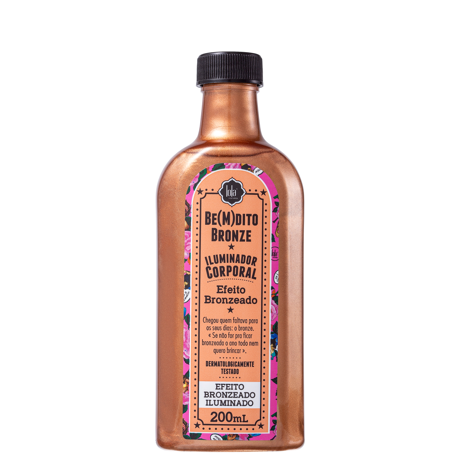 Iluminador Corporal Lola Cosmetics Be(M)dito Bronze 200ml