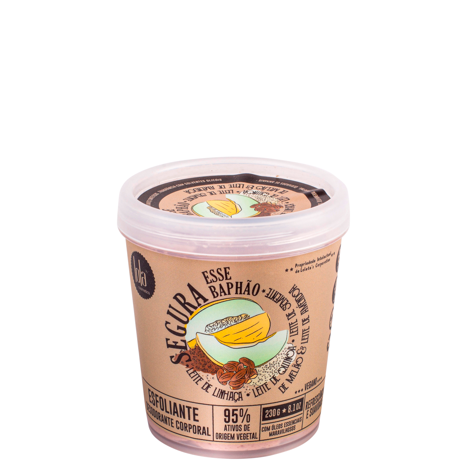 Esfoliante Lola Cosmetics Segura Esse Baphão Leite de Linhaça 230g