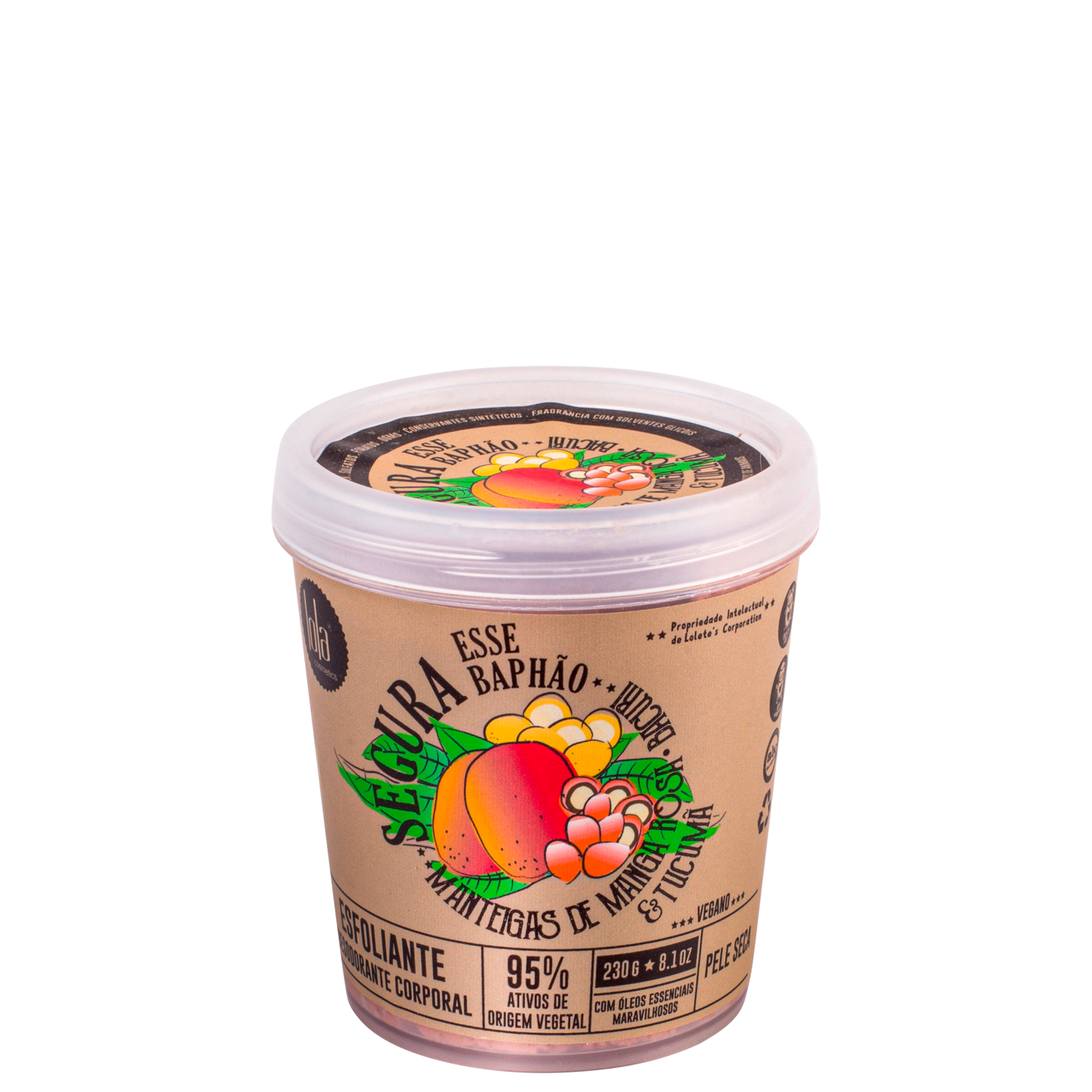 Esfoliante Lola Cosmetics Segura Esse Baphão Manga Rosa 230g