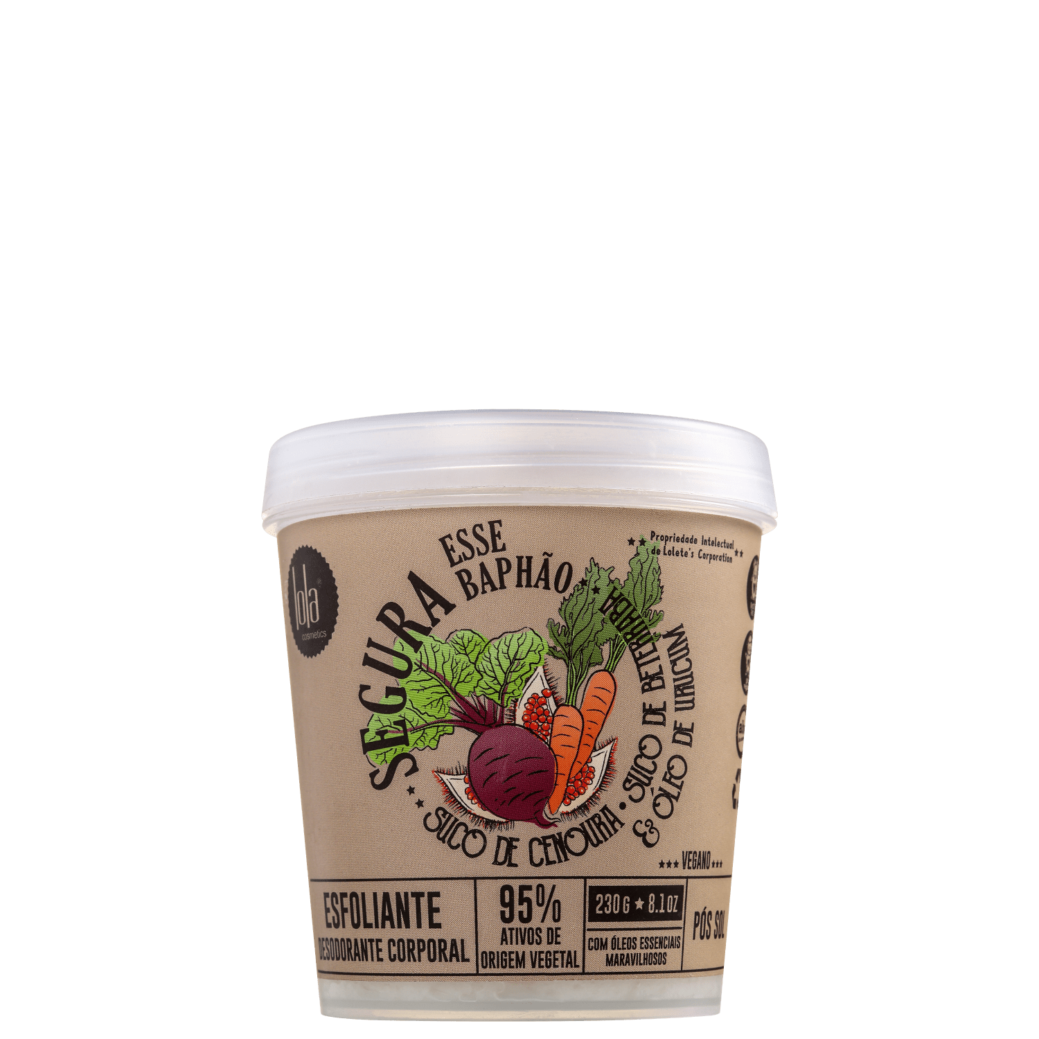 Esfoliante Lola Cosmetics Segura Esse Baphão Manteiga de Cupuaçu 230g