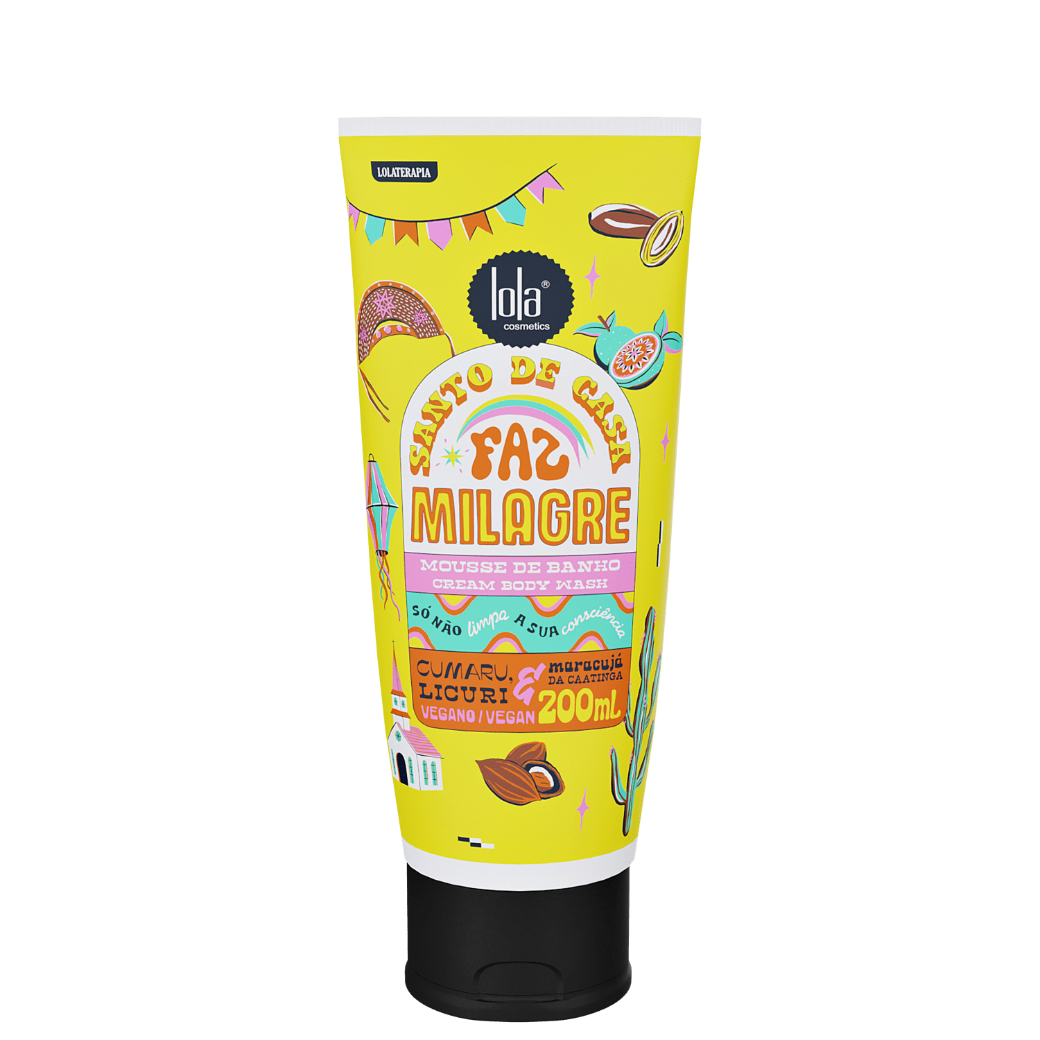 Sabonete em Mousse Lola From Rio Santo de Casa Faz Milagre 200ml