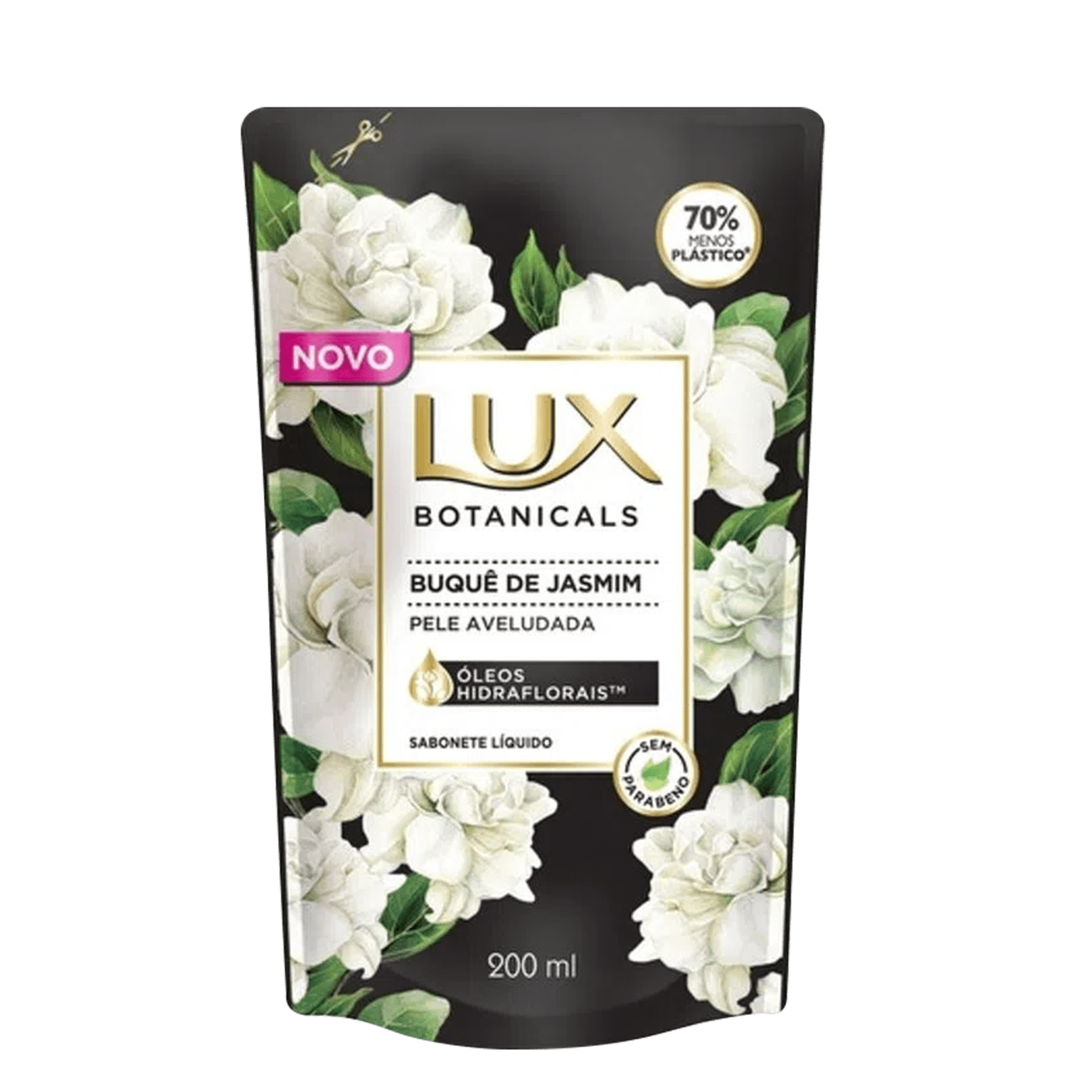 Sabonete Líquido Refil Lux Botanicals Buquê de Jasmin 200ml