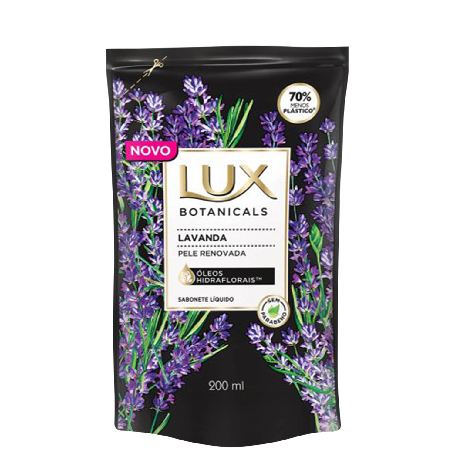 Sabonete Líquido Refil Lux Botanicals Lavanda 200ml