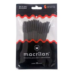 Escovas Macrilan EJ302 para Cílios e Sobrancelhas 12 Unidades Escovas Macrilan EJ302 para Cílios e Sobrancelhas 12 Unidades