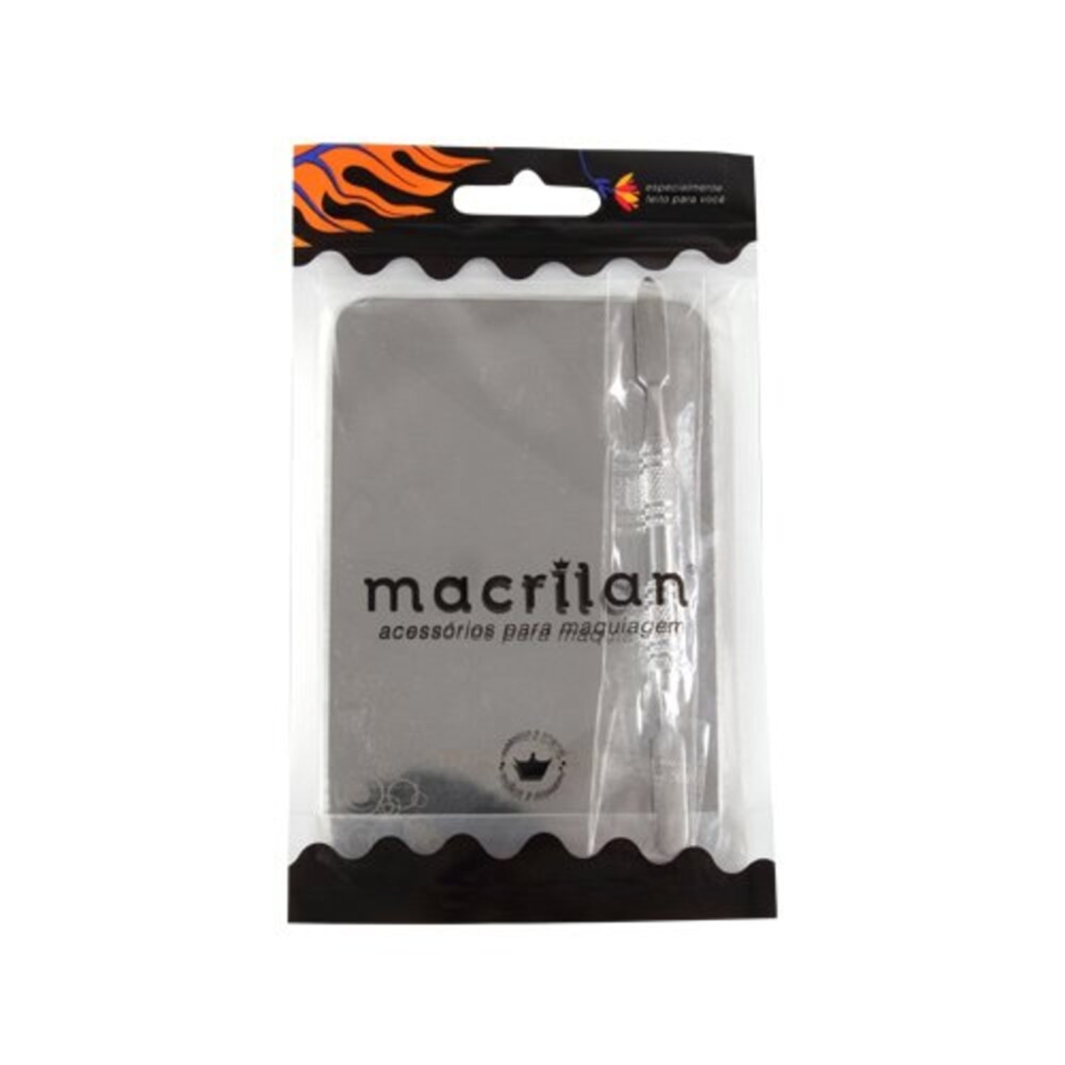 Kit Macrilan Inox Placa e Espátula para Misturar