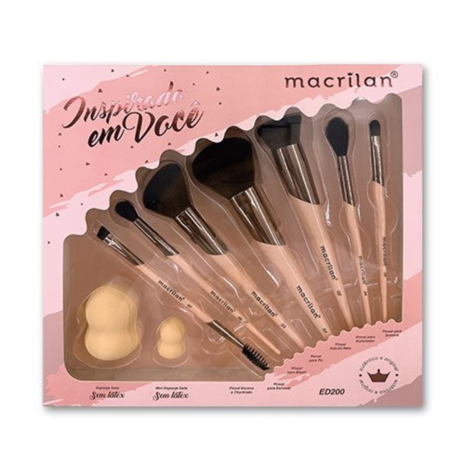 Kit Pincel Macrilan ED200