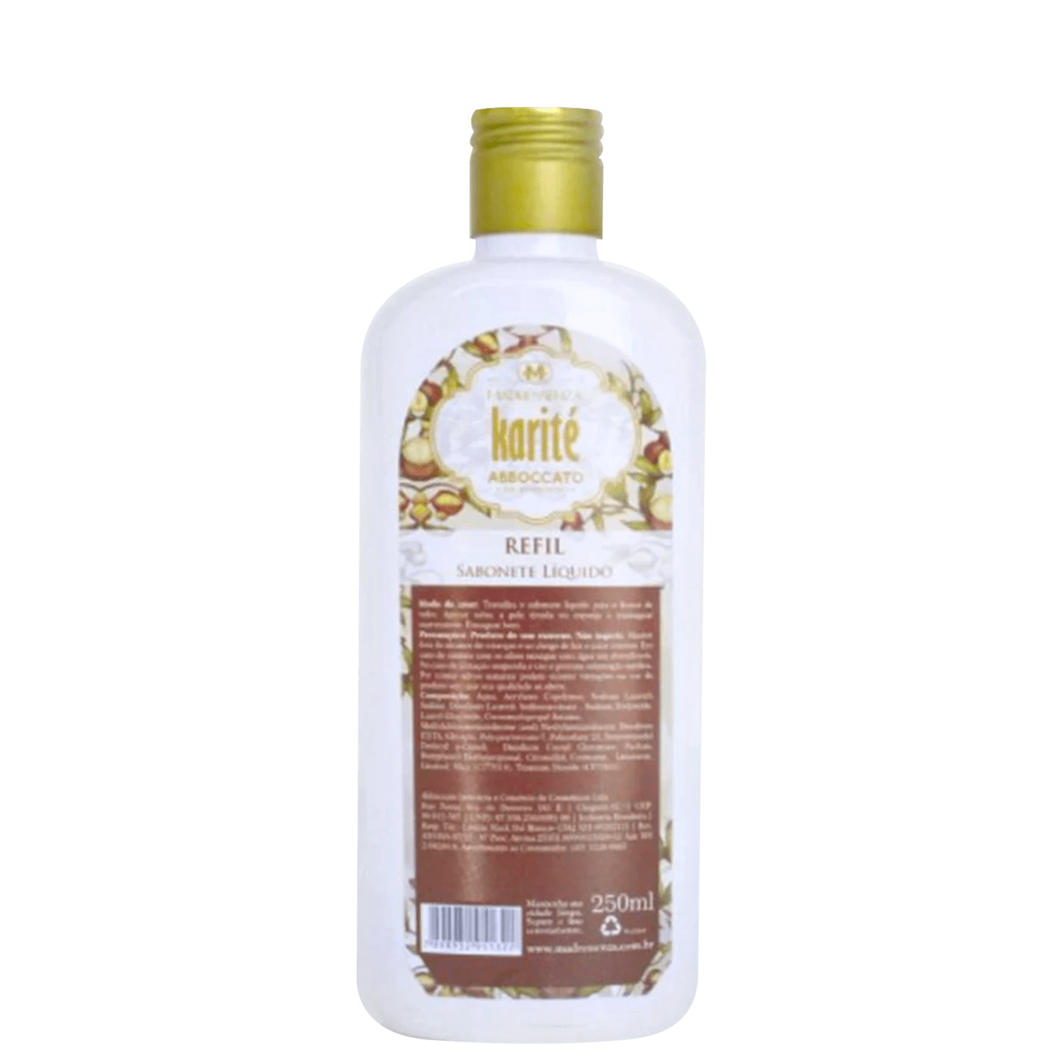 Sabonete Líquido Refil Madressenza Karité 250ml