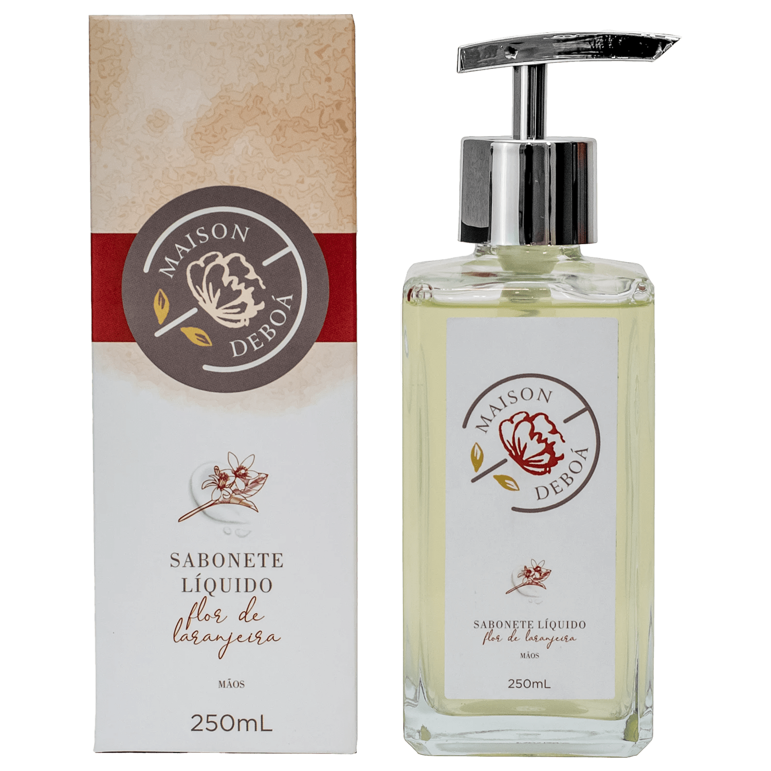 Sabonete Líquido para Mãos Maison Deboá Flor de Laranjeira 250ml