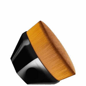 Pincel Make A Kabuki Hexagonal Preto para Base