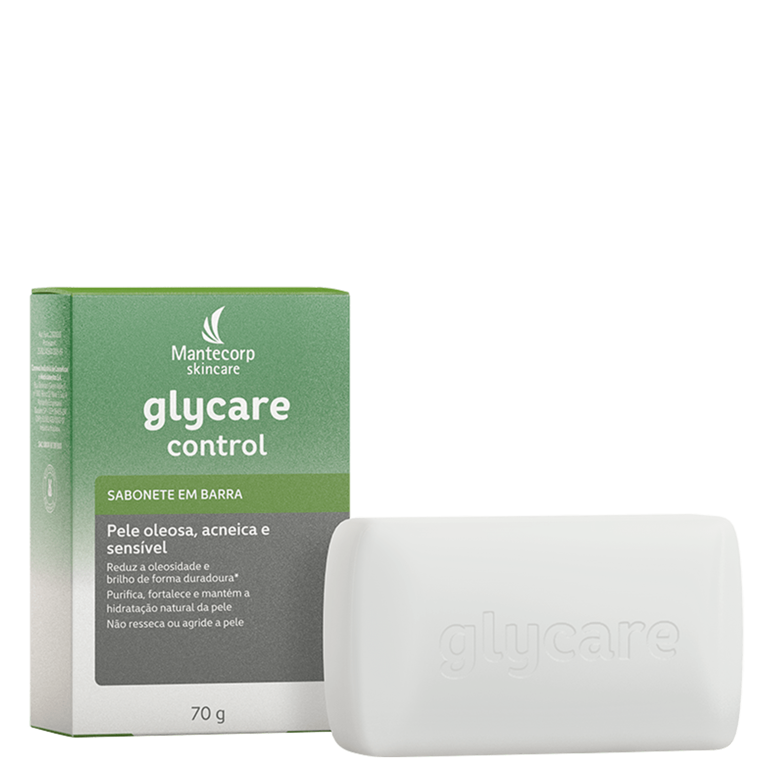 Sabonete em Barra Mantecorp Glycare Control 70g