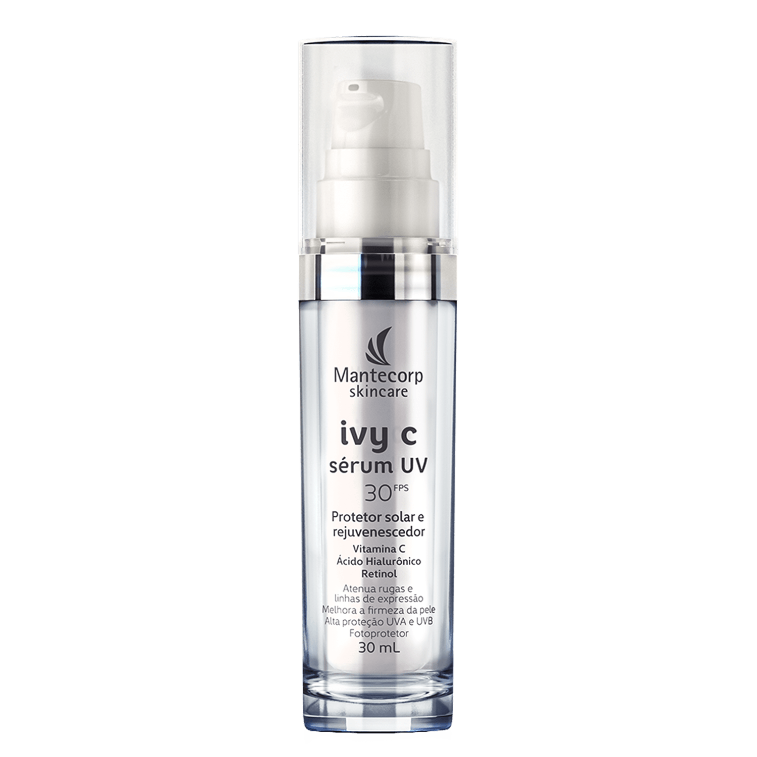 Sérum Facial Protetor Solar Rejuvenescedor Mantecorp Ivy C UV 30FPS 30ml