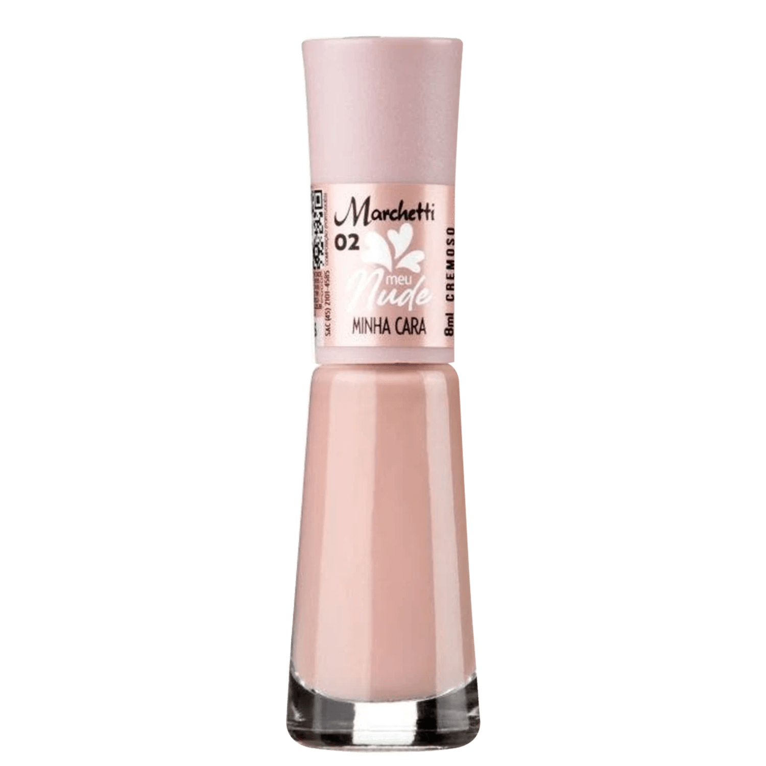 Esmalte Cremoso Marchetti Meu Nude 02 Minha Cara 8ml