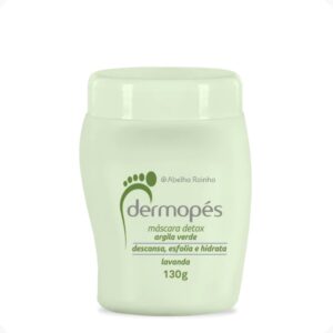 Máscara Detox Para os Pés Lavanda Argila Verde Descansa Esfolia Hidrata Dermopés Abelha Rainha Ref 2065 130g Máscara Detox Para os Pés Lavanda Argila Verde Descansa Esfolia Hidrata Dermopés Abelha Rainha Ref 2065 130g