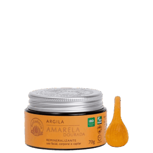 Máscara Facial de Argila BioEssência Dourada