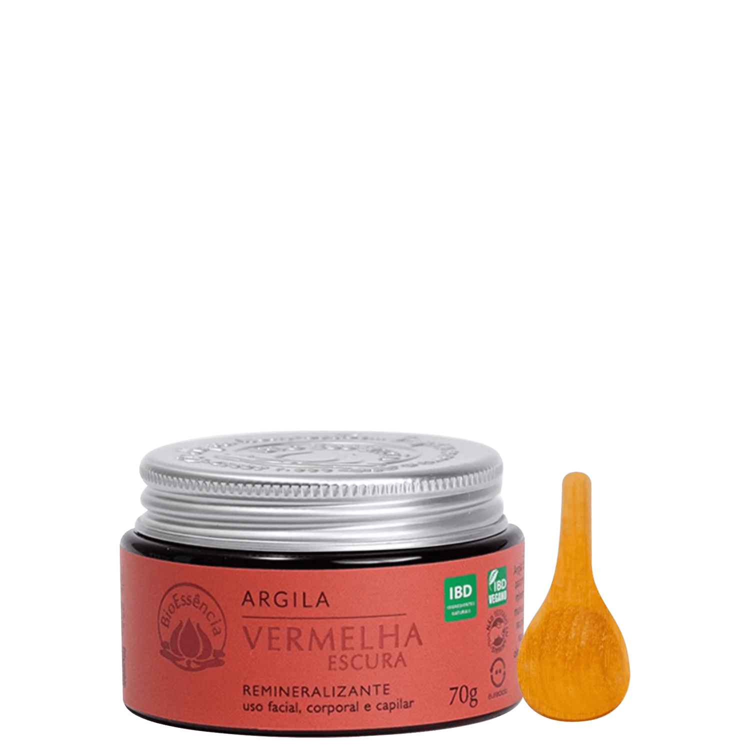 Máscara Facial de Argila BioEssência Vermelha