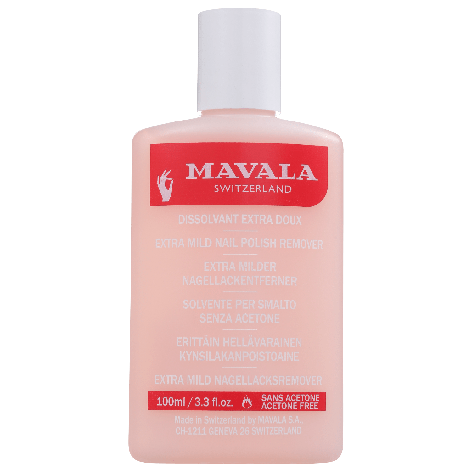 Removedor de Esmalte Mavala Pink Líquido 100ml