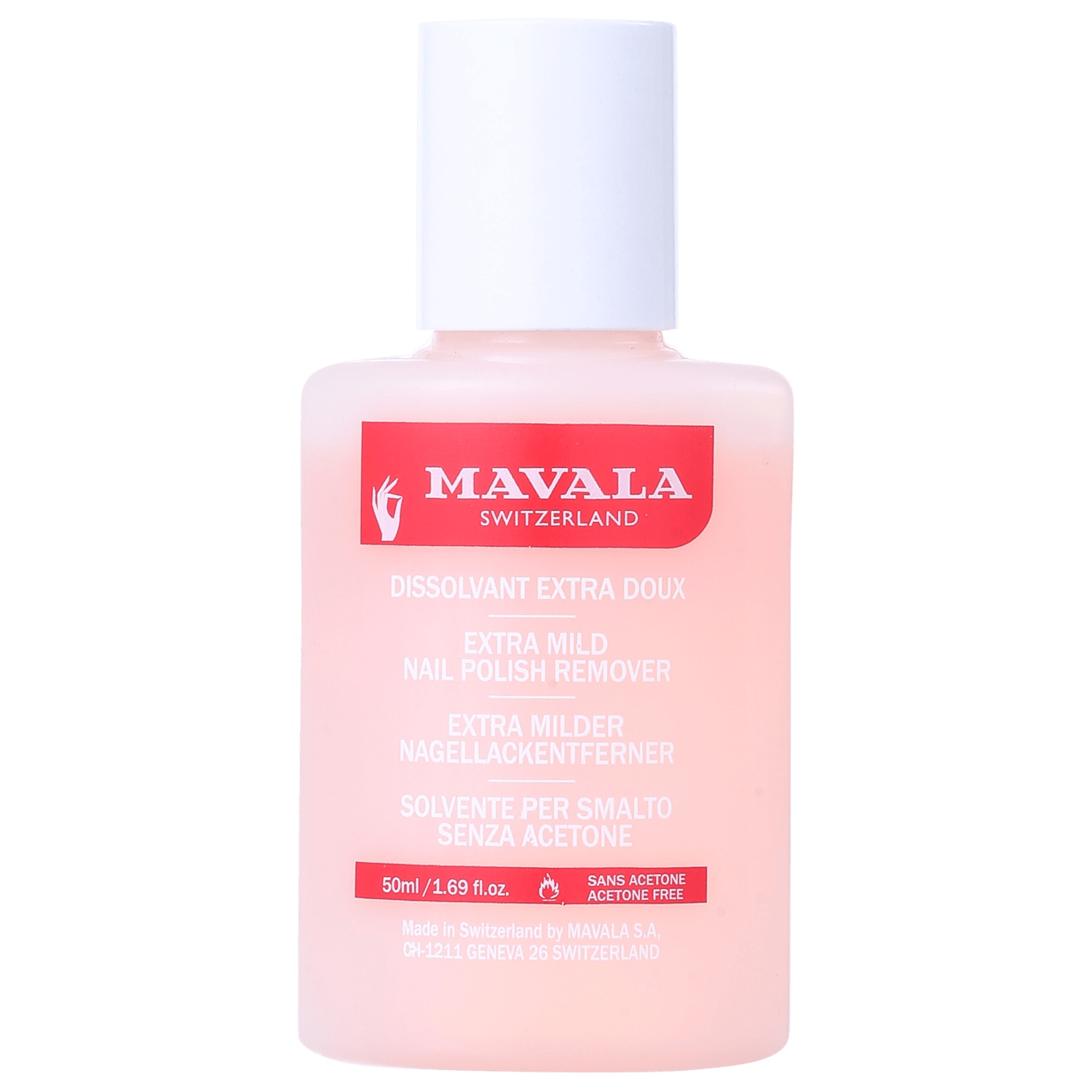 Removedor de Esmalte Mavala Pink Líquido 50ml