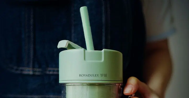 Mini Liquidificador Portátil USB Copo Mixer de Suco 300ml