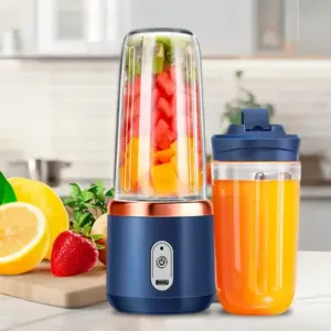 Mini Liquidificador Portátil USB Potente para Batidas 400ml