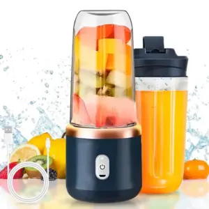 Mini Liquidificador Portátil USB Potente para Batidas 400ml