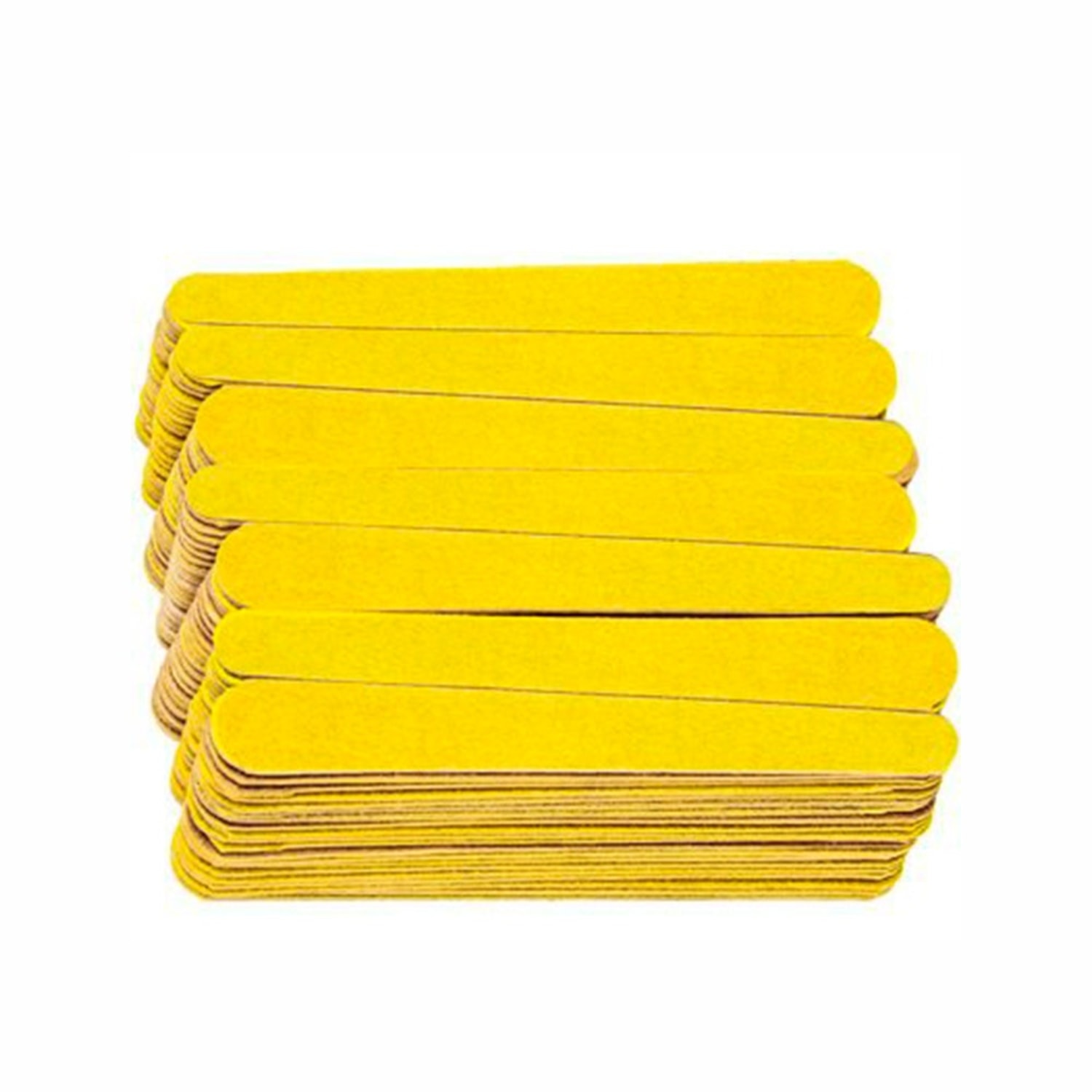 Mini Lixa Descartável Santa Clara Canário para Unhas 144 Unidades