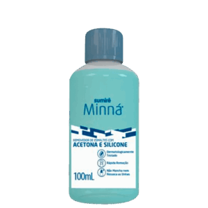 Removedor de Esmalte Minná com Acetona 100ml Removedor de Esmalte Minná com Acetona 100ml