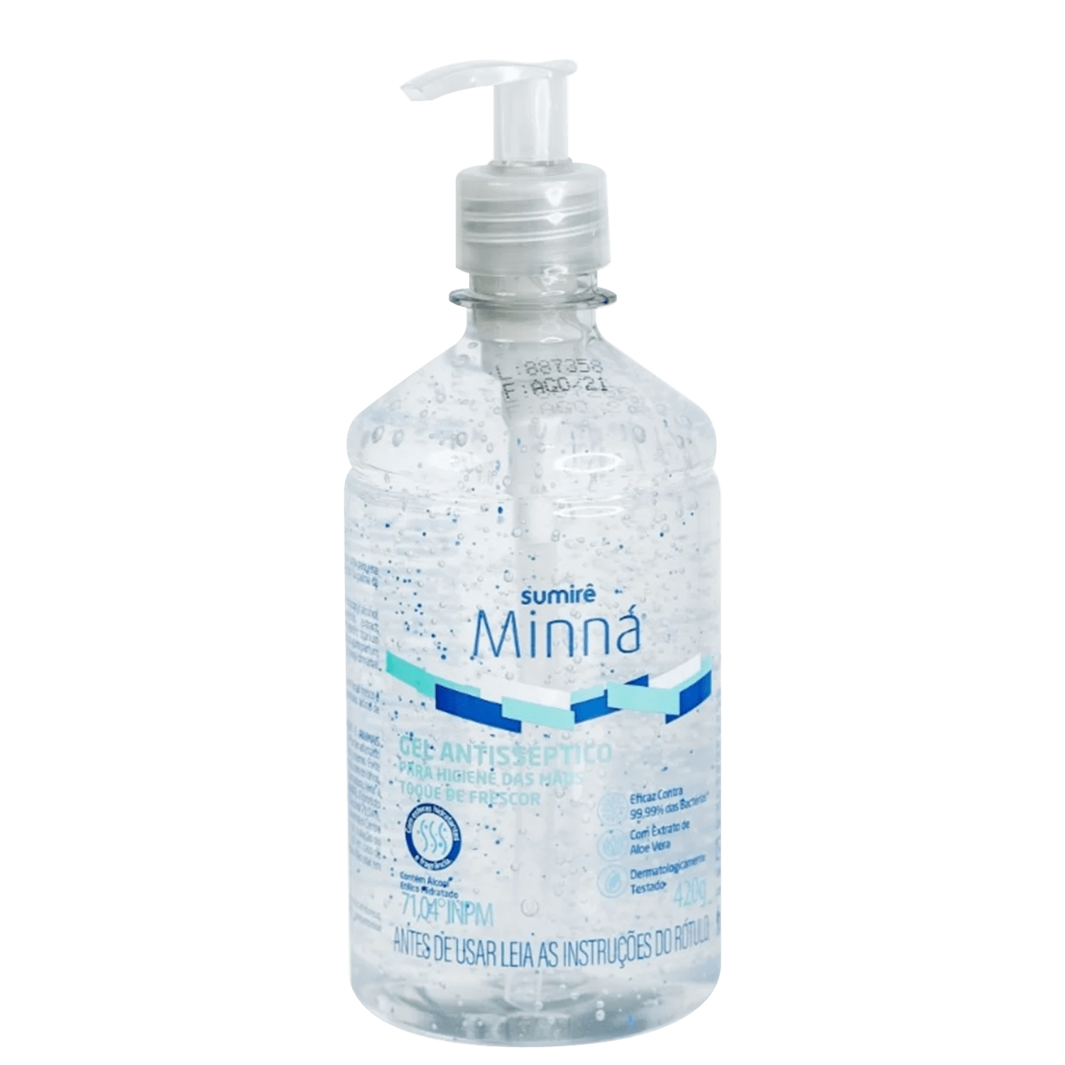 Gel Antisséptico Minná Toque de Frescor 420g
