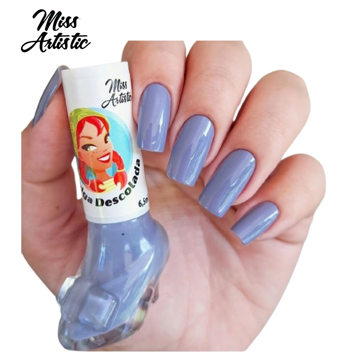 Esmalte Cremoso Miss Artistic Sapatinho Amigas Amiga Descolada 6,5ml