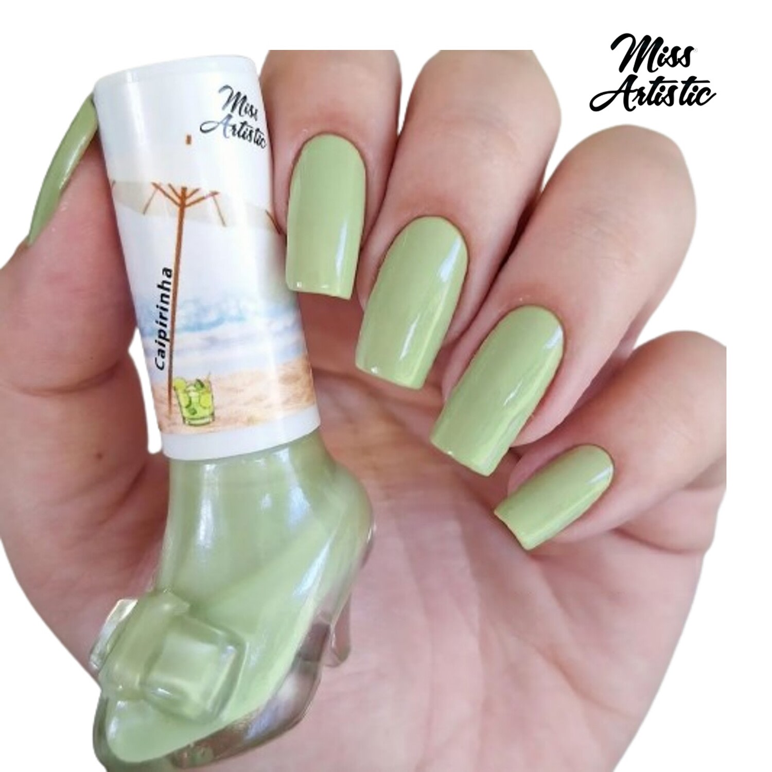 Esmalte Cremoso Miss Artistic Sapatinho Verão 40 Graus Caipirinha 6,5ml