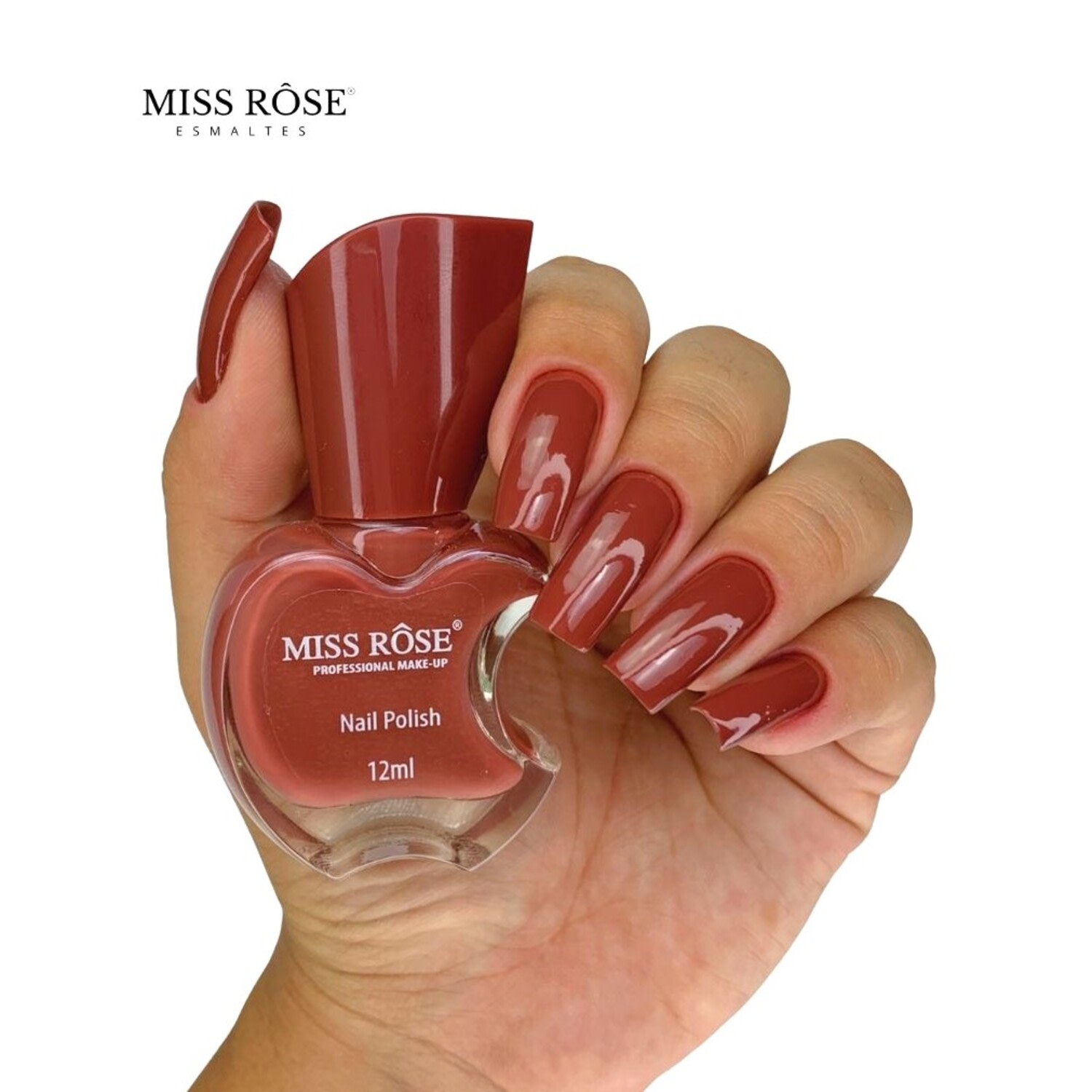 Esmalte Cremoso Miss Rôse Cor A068 12ml
