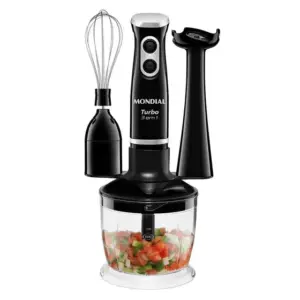 Mixer de Mão 3 em 1 Mondial Turbo Preto 350W 220V M-14