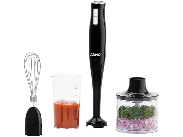 Mixer de Mão 3 em 1 Arno Turbomix Preto 400W MX31