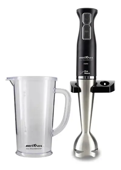 Mixer de Mão Britania Inox Maxx Preto 350W 127V BMX355P