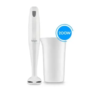 Mixer de Mão 2 em 1 Elgin Compacto Inox 200W 127V MIX10 Mixer de Mão 2 em 1 Elgin Compacto Inox 200W 127V MIX10