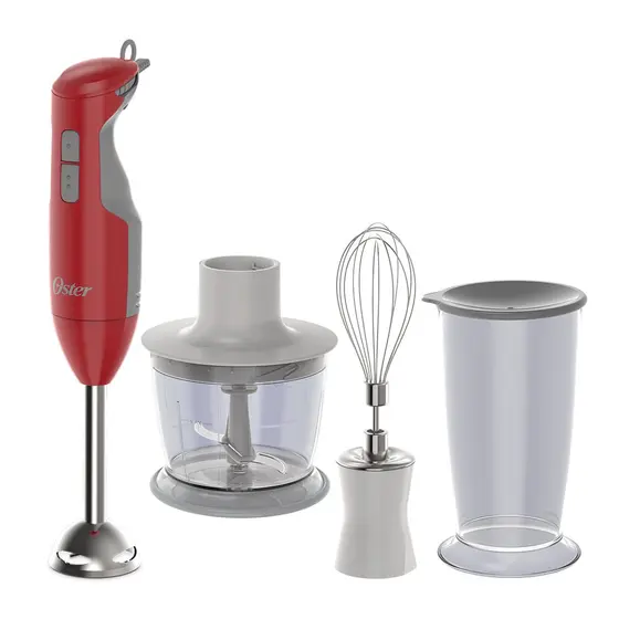 Mixer de Mão Oster Delight Vermelho Função Turbo