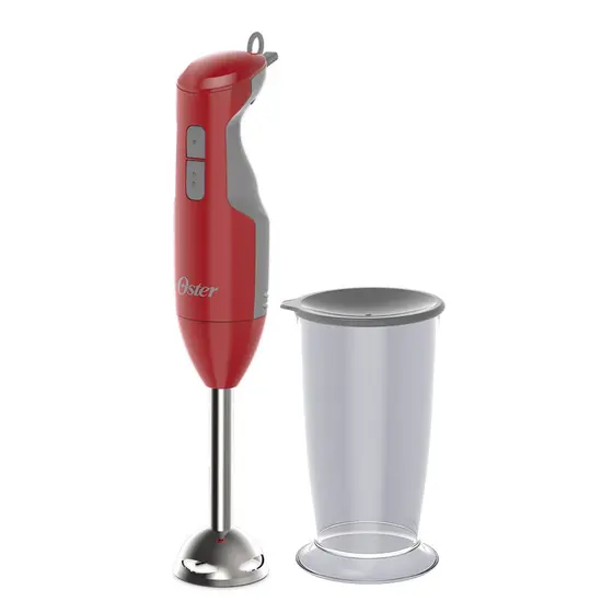 Mixer de Mão Oster Versátil Vermelho Função Turbo