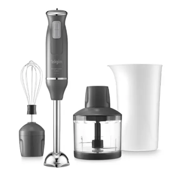 Mixer de Mão 3 em 1 Elgin Lunar Power Inox 600W 127V