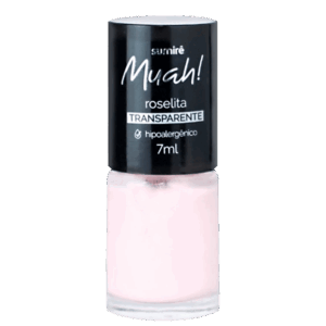 Esmalte Transparente Muah! Roselita 7ml Esmalte Transparente Muah! Roselita 7ml