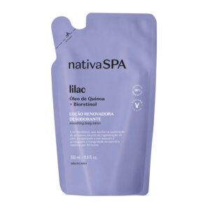 Refil Loção Corporal Nativa SPA Lilac O Boticário Renovadora Desodorante Hidratante 350ml