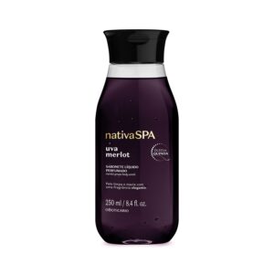 Sabonete Líquido Perfumado Nativa Spa o Boticário Uva Merlot 250ml