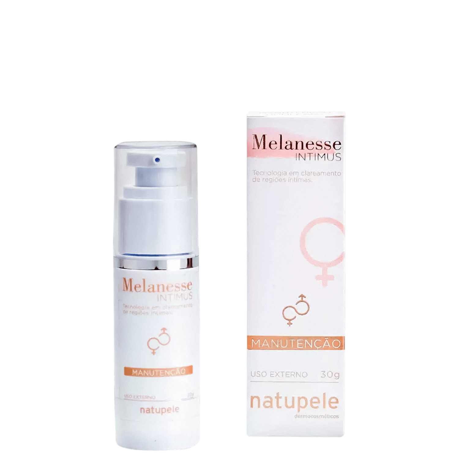 Creme Uniformizante Natupele Melanesse Intimus Manutenção 30g