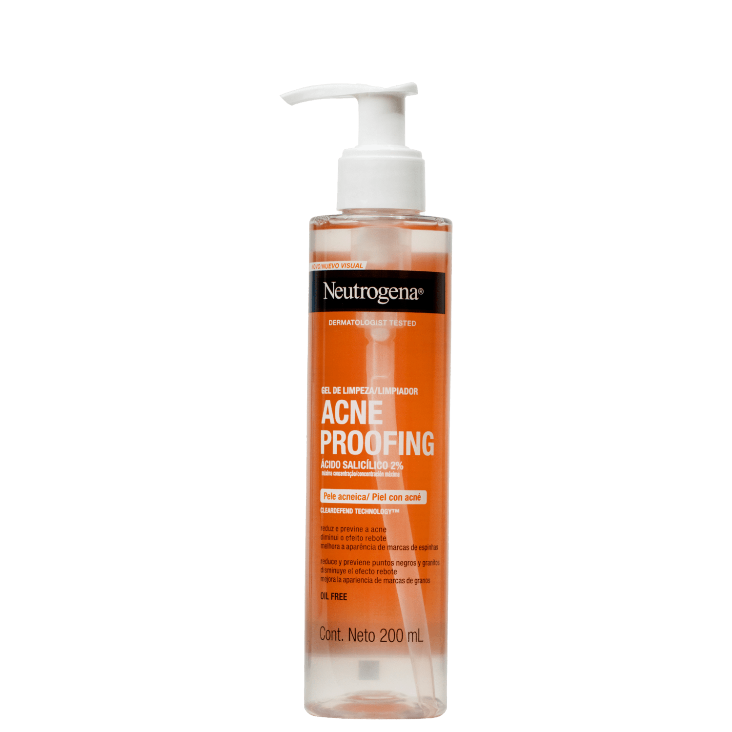 Gel de Limpeza Neutrogena Acne Proofing 200ml